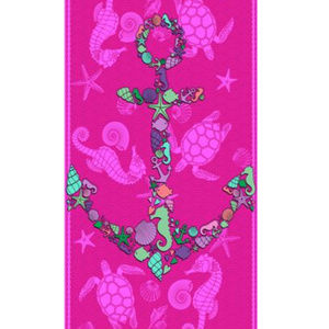 Seashell Anchor Beach Towel 30"x60" BRAND NEW!!!